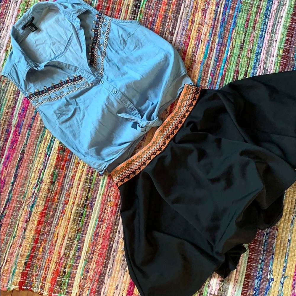 Jean Shirt/Skirt Combo